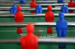 Table Football Stock Photo