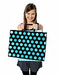 Teenager Holding Shopping Bags Stock Photo