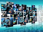 Television And Internet Production Stock Photo