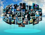 Television And Internet Production Stock Photo