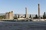 Temple Of Zeus In Athens Stock Photo