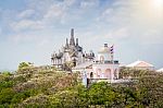 Temple On Top Of Mountain,architectural Details Stock Photo