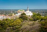 Temple On Top Of Mountain,architectural Details Stock Photo