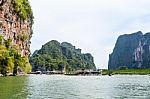 Tham Lod Cave Phang Nga Bay Stock Photo