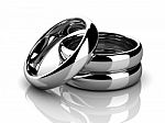 The Beauty Wedding Ring Stock Photo