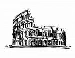 The Colosseum Stock Photo