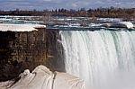 The Image Of The Waterfall Stock Photo