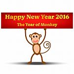 The Year Of Monkey Stock Photo