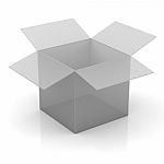 Transparent Box Stock Photo