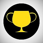 Trophy Icon Stock Photo