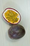 Tropical Passion Fruit Stock Photo