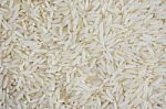 Uncooked White Rice Background Stock Photo