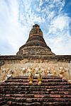 Unesco World Heritage Site Wat Chedi Si Hong In Sukhothai Stock Photo