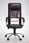 Vacancy Chair Stock Photo