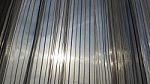 View Of Sky And Sunlight Thru Transparent Curtain Stock Photo