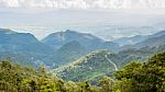 Viewpoint Doi Ang Khang Mountains Stock Photo