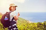 Vintage Style Women At Koh Tao Stock Photo