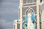 Virgin Mary Statue Stock Photo