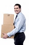 Waiting For Book This Parcels Stock Photo