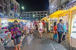 Walking Street Krabi Stock Photo