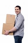 Want To Book These Parcels Stock Photo