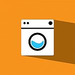 Washer Flat Icon   Illustration  Stock Photo