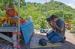 Wat Ban Tham Temple,thailand Stock Photo