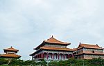 Wat Leng-noei-yi 2, The Largest Chinese Buddhist Temple In Thail Stock Photo