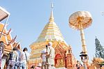 Wat Phra That Doi Suthep Chiang Mai - Thailand Stock Photo