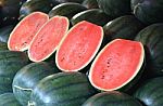 Water Melon In The Fruit Market Stock Photo