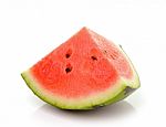 Water Melon Isolated On White Background Stock Photo