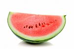 Water Melon Isolated On White Background Stock Photo