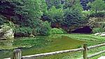 Water Scene In Blue Ridge Mountains Stock Photo