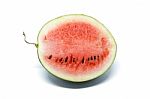 Watermelon White Background Stock Photo