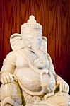 White Jade Ganesha Stock Photo