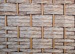 Wicker Texture Background Stock Photo