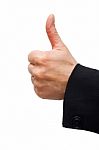 Woman Thumb Up Ok Sign Stock Photo