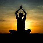 Women Playing Yoga Stock Photo