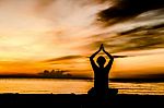 Women Playing Yoga Stock Photo