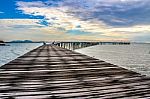 Wooden Bridge Stock Photo