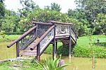 Wooden Bridge Stock Photo