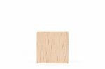 Wooden Cubes On White Background Stock Photo