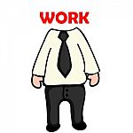 Work Head businessman Stock Photo