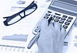 Working Financial Stock Photo