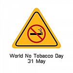 World No Tobacco Day Smoking Warning Stock Photo