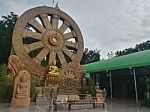 Worship Buddhist Pavilion Statue At Temple In Thailand  Stock Photo