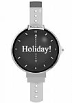 Wristwatch, Welcome To Holiday Stock Photo