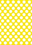 Yellow Polka Dots Stock Photo