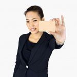 Young Business Woman Stock Photo