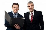 Young Businessmen Working Together Stock Photo